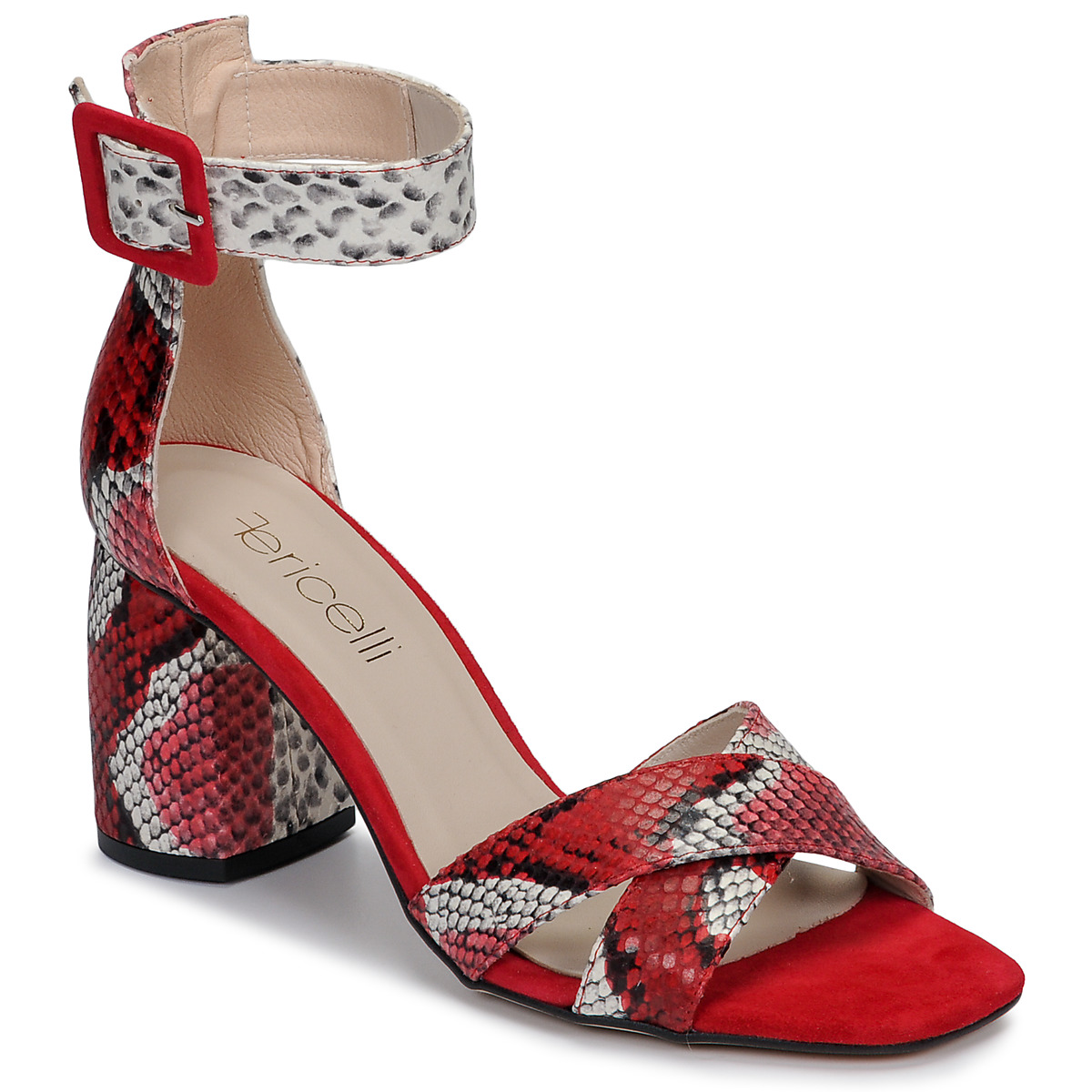 Chaussures Femme Sandales et Nu-pieds Fericelli JEZI Rouge