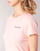 Vêtements Femme Crop T-Shirt Knotted Crew Neck Short Sleeve SS T-SHIRT Rose