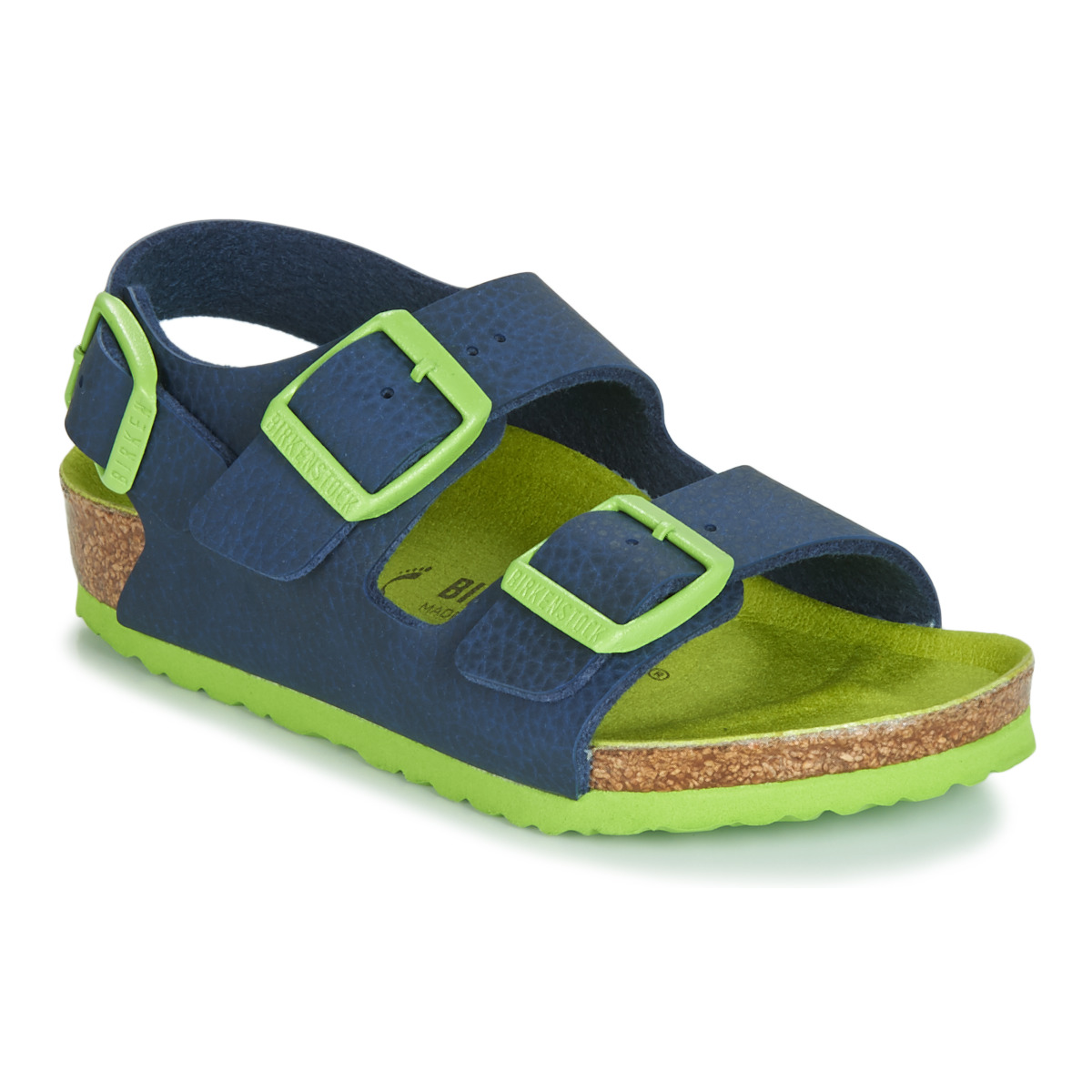 Chaussures Garçon Sandales et Nu-pieds Birkenstock Milano BLUE/GREEN