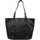 Sacs Femme Cabas / Sacs shopping Fuchsia Sac cabas  Omarion trapèze souple vieilli noir Multicolore