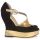 Chaussures Femme Sandales et Nu-pieds Terry de Havilland PENNY BLACK-GOLD