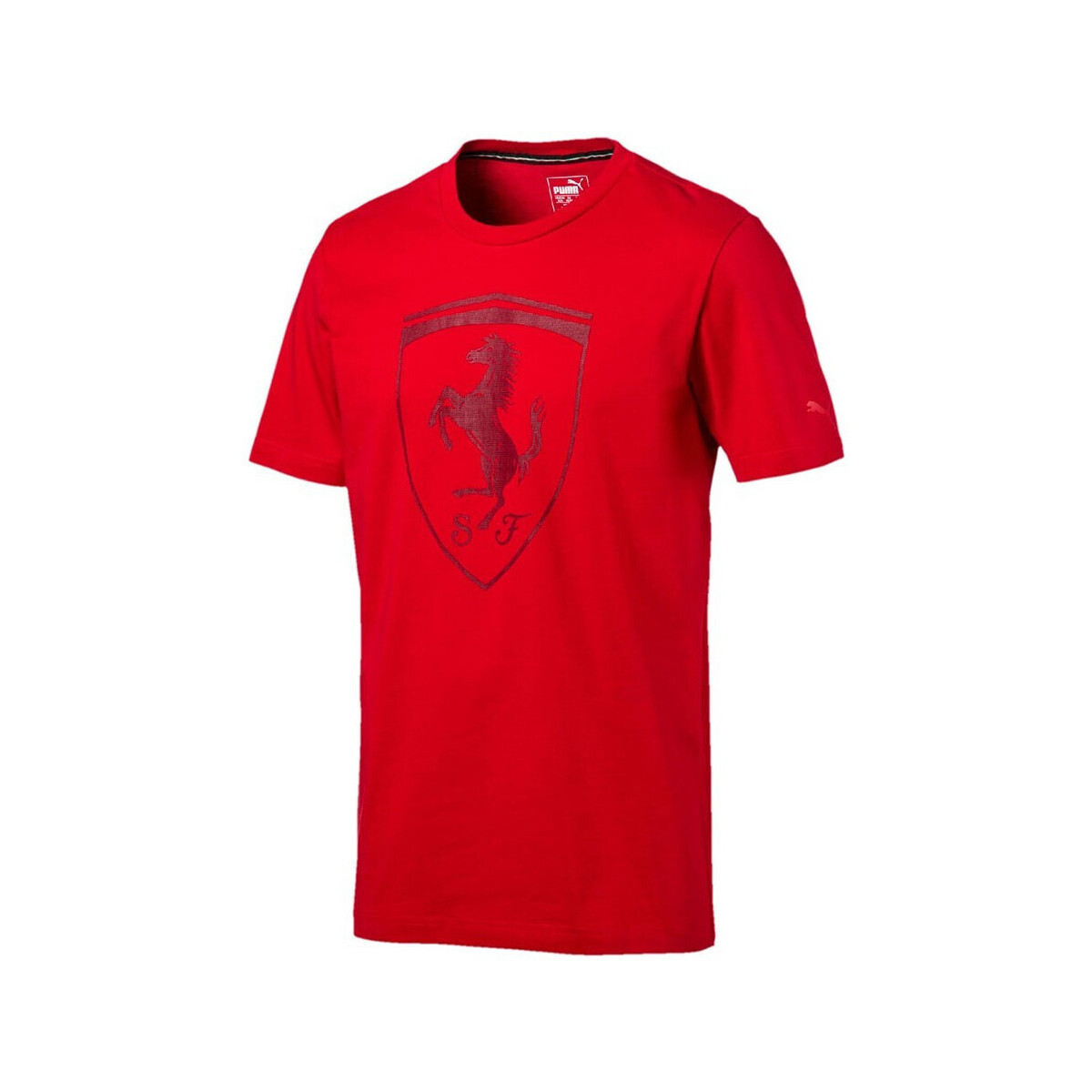 Vêtements Homme T-shirts & Polos Puma Ferrari Lifestyle Big Shield Rouge