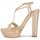 Chaussures Femme Sandales et Nu-pieds Roberto Cavalli RDS735 Beige / Nude