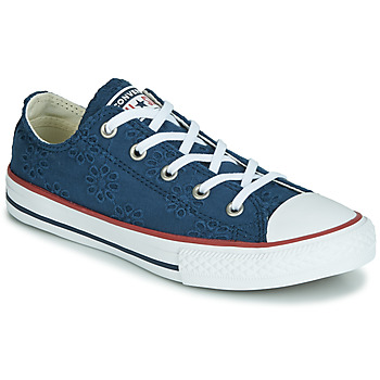Chaussures Fille Baskets basses Converse CHUCK TAYLOR ALL STAR BROADERIE ANGLIAS OX Marine