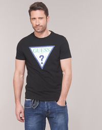 Vêtements Homme T-shirts manches courtes Guess GUESS CLUB Noir