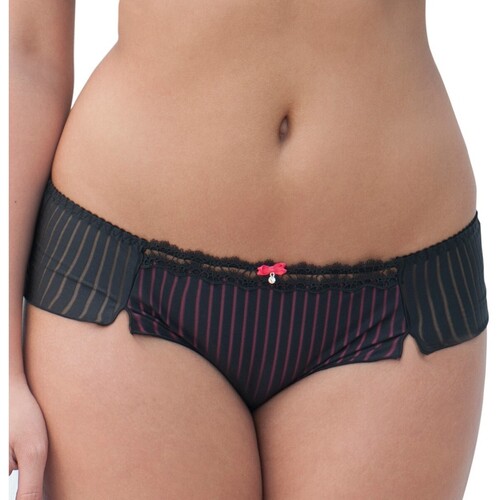 Sous-vêtements Femme elasticated-waist cotton Bermuda shorts Curvy Kate Ritzy Noir