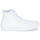 Chaussures Baskets montantes Look Converse CHUCK TAYLOR ALL STAR LEATHER HI Blanc