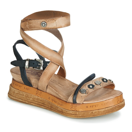 Airstep / A.S.98 LAGOS Beige / Noir - Livraison Gratuite | Sb-roscoffShops  ! - Chaussures Sandale Femme 189,00 €