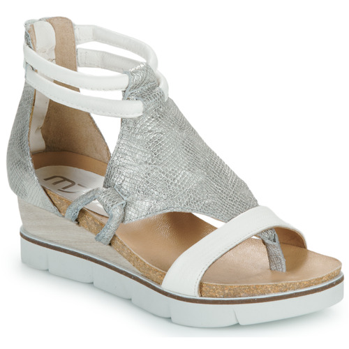 Mjus TAPASITA Blanc / Argenté - Livraison Gratuite | Spartoo ! - Chaussures  Sandale Femme 119,00 €