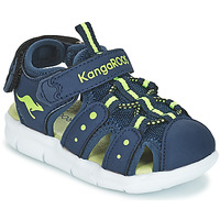 Chaussures Garçon Sandales et Nu-pieds Kangaroos K-MINI Marine / Jaune