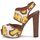 Chaussures Femme Sandales et Nu-pieds Missoni TM81 Marron / Beige / Jaune