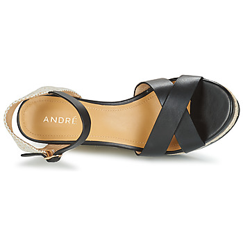 Sandales et Nu-pieds André SAND Noir - Livraison Gratuite 