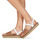 Chaussures Femme Sandales et Nu-pieds Kickers VICTORIETTE Marron / Blanc