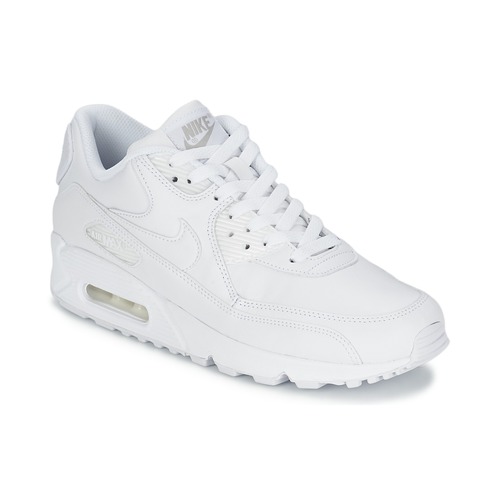 Chaussures Homme Baskets basses Nike AIR MAX 90 LEATHER Blanc