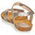 Chaussures Fille Sandales et Nu-pieds Kickers BOGART Bronze métal
