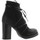 Chaussures Femme Boots Pao Boots cuir nubuck Noir