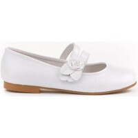 Chaussures Fille Ballerines / babies Angelitos COMUNION 990 Blanco Blanc