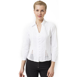 Vêtements Femme Chemises / Chemisiers La Cotonniere CHEMISIER AJUSTE Blanc