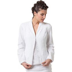 Vêtements Femme Vestes / Blazers La Cotonniere VESTE LORENA Blanc