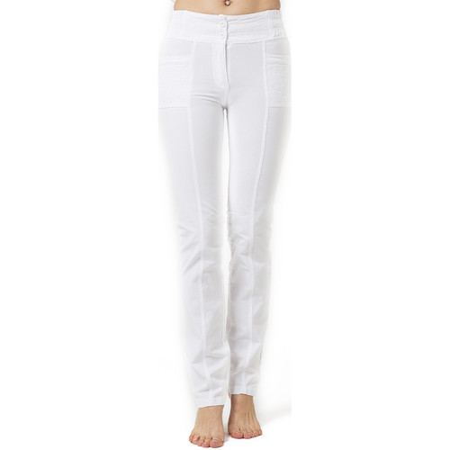 Vêtements Femme Pantalons 5 poches La Cotonniere PANTALON PANDORA Blanc