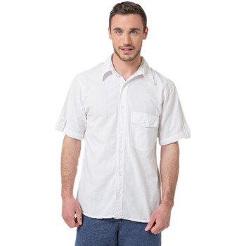 Vêtements Homme Chemises manches courtes La Cotonniere CHEMISE SEYCHELLES Blanc