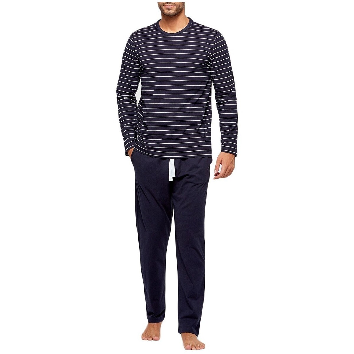 Vêtements Homme Pyjamas / Chemises de nuit Impetus Cotton Organic Bleu