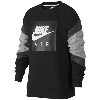 Vêtements Enfant Sweats Nike AIR CREW Junior Gris