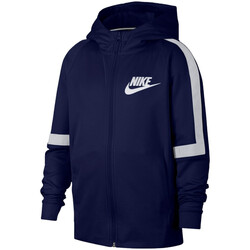 Vêtements typo Vestes de survêtement Nike NSW TRIBUTE Junior Bleu