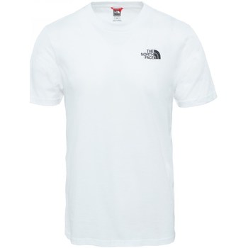 Vêtements Homme T-shirts manches courtes The North Face M SS Simple Dome Tee Blanc
