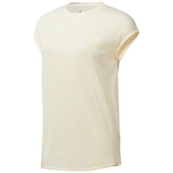 Vêtements Femme T-shirts manches courtes Reebok Winter Sport EL Marble Tee Beige