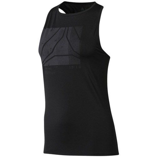 Vêtements Femme T-shirts manches courtes Reebok Sport OS AC Graphic Tank Noir