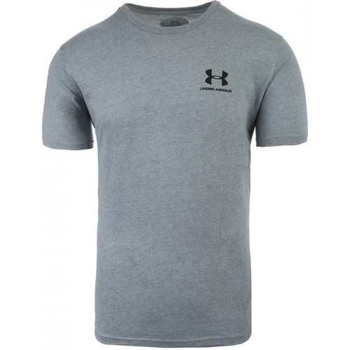 Vêtements Homme T-shirts manches courtes Under heatgear ARMOUR Sportstyle Left Chest Gris