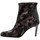 Chaussures Femme Boots Elizabeth Stuart Boots velours lamine Noir