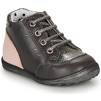 Chaussures Fille Boots Catimini CLELIA Gris / Rose