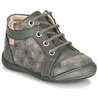 Chaussures Fille Boots GBB OMANE Gris / Rose
