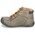 Chaussures Garçon Boots GBB OVELO Gris / Ocre
