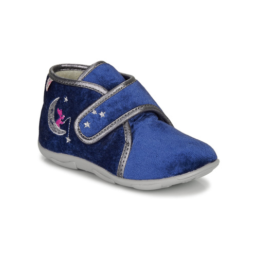 Chaussures Fille GBB OCELINA Bleu - Chaussures Chaussons Enfant 34 