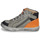 Chaussures Garçon Baskets montantes GBB ANGELITO GRis / Orange