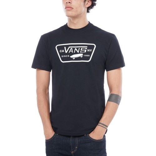 Vêtements Homme Regular fit T-shirt offers a comfortable range of motion Vans MN Full Patch Noir