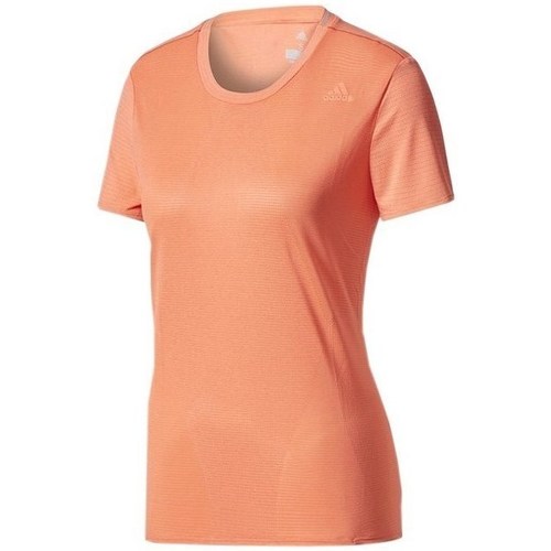 Vêtements Femme T-shirts manches courtes adidas Originals SN SS Tee W Rouge, Orange