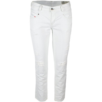DIESEL Jeans blanc - Livraison Gratuite | Spartoo