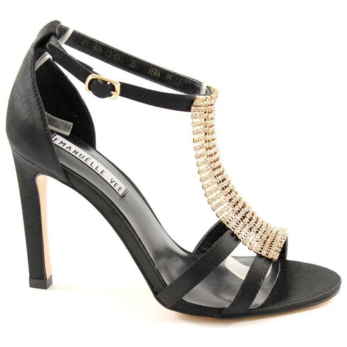 Chaussures Femme Sandales et Nu-pieds Emanuélle Vee EMA-451-608-BL Nero