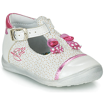 Chaussures Fille Sandales et Nu-pieds Catimini CALATHEA Blanc / Rose