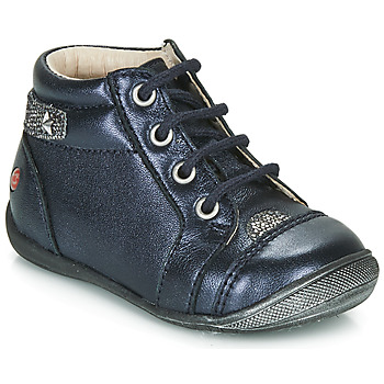 Chaussures Fille Boots GBB NICOLE Marine / Argenté