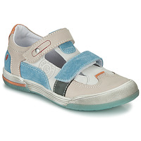 Chaussures Garçon Sandales et Nu-pieds GBB PRINCE Ecru / Beige / Bleu