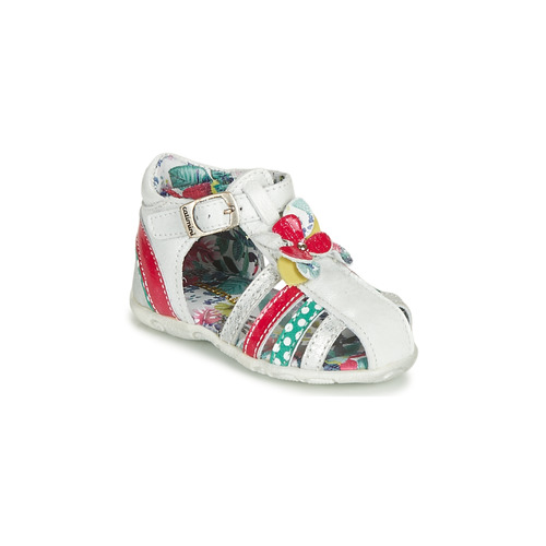 Chaussures Fille Catimini PERSAN Blanc / Multicolor - Livraison Gratuite 