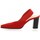 Chaussures Femme Nat et Nin Escarpins cuir velours Rouge