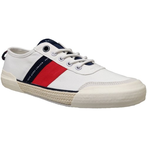 Chaussures Homme Baskets basses Pepe LANVIN JEANS Cruise sport man Blanc