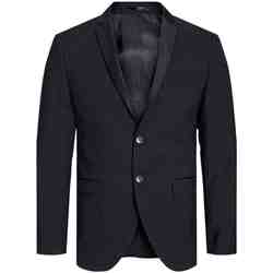 Vêtements Homme Veuillez choisir un pays à partir de la liste déroulante Jack & Jones 12143492 JPRSOLARIS TUX BLAZER BLACK Negro
