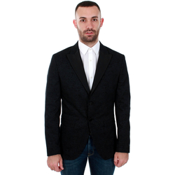 Vêtements Homme Vestes / Blazers Maison & Déco 12146072 JPRHUGO TUX BLAZER BLACK Negro